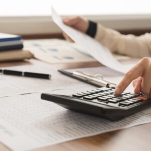 calculating costs with calculator