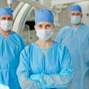 Vascular surgeon team