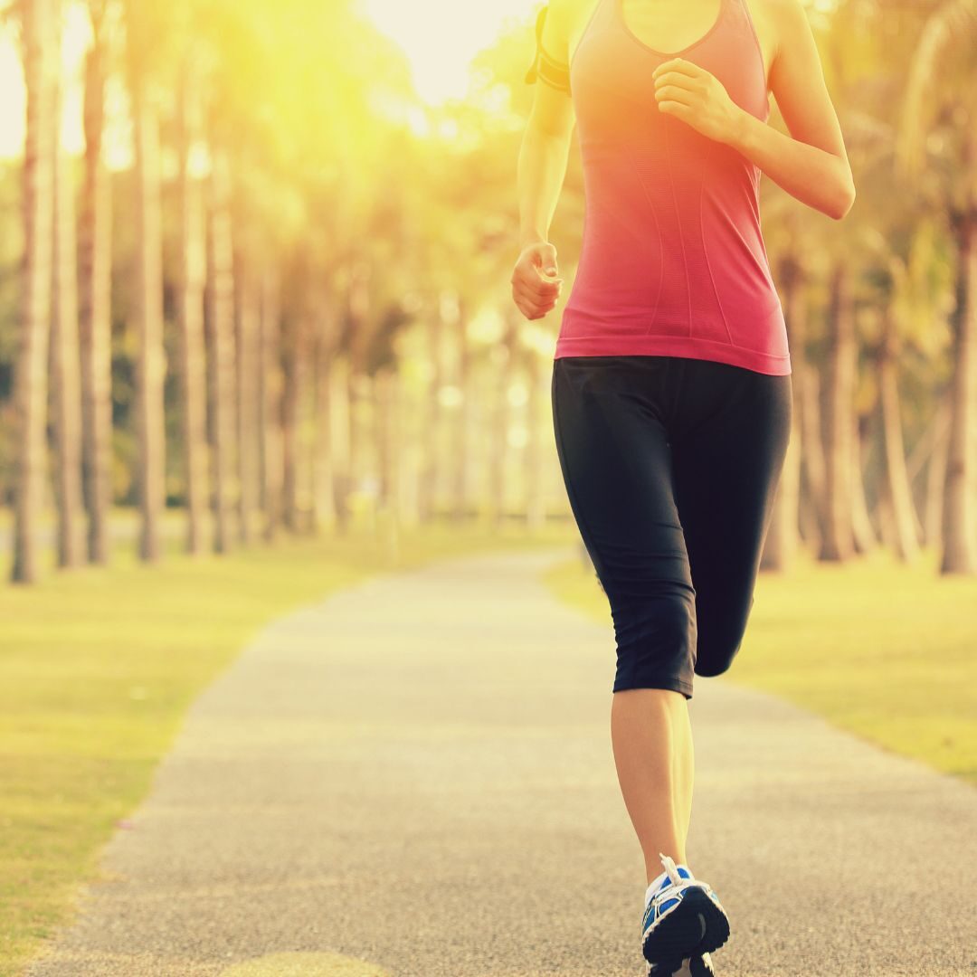 woman jogging